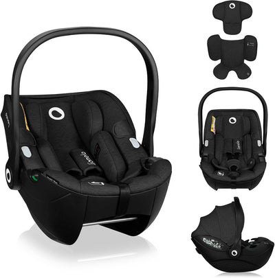 Lionelo moxie i-size - porte-bébé auto dès la naissance - 40-87 cm - dos à la route (rwf) - tissu bambou - dri-seat - poids léger 4,3 kg - compatible isofix - mousse à mémoire de forme - ceintures magnétiques - capote - appui-tête réglable