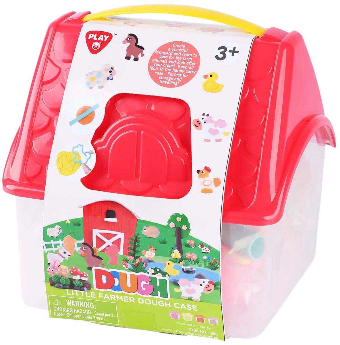Ensemble d'argile petite ferme Playgo - 4 pots en argile