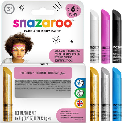 Bâtons de peinture pour le visage Snazaroo fantaisie