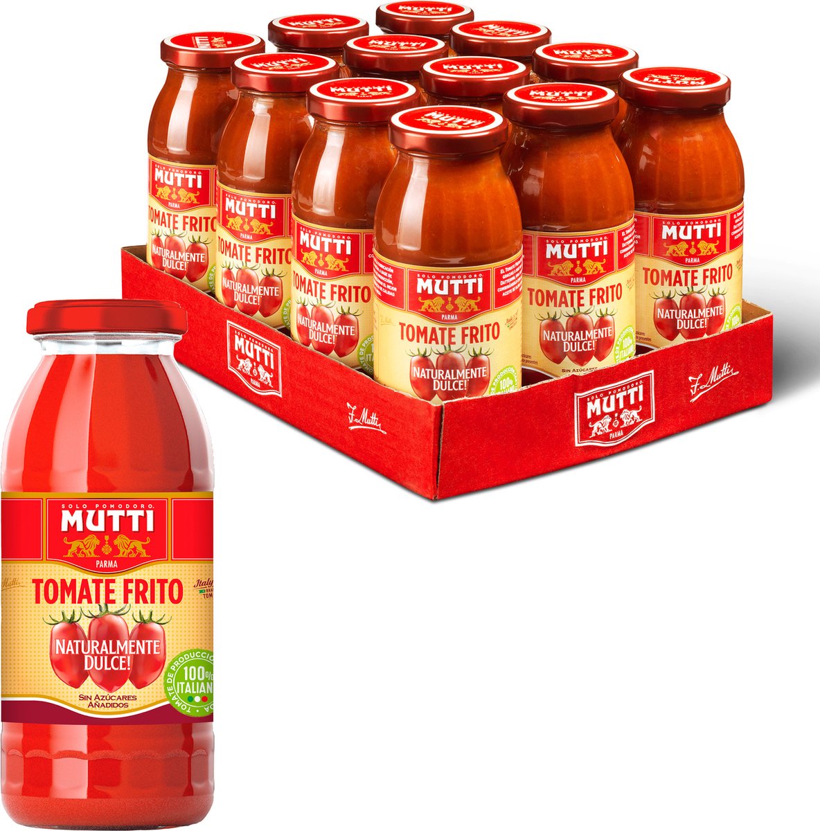 Sauce tomate Mutti tomate frito - 12 x 300 grammes