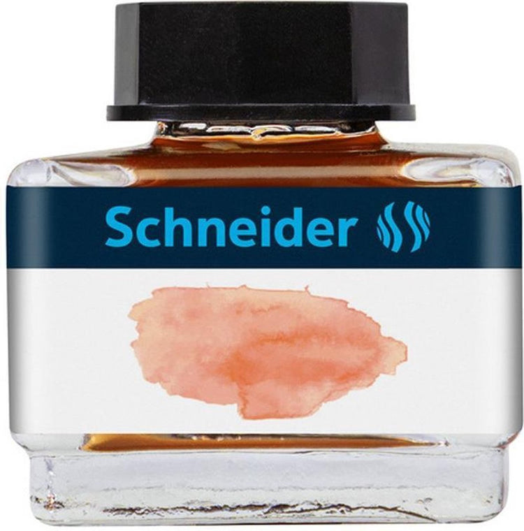 Encrier Schneider pour instruments d'écriture Schneider - contenu 15 ml - abricot pastel - s-6936