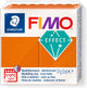 Pâte à modeler Fimo effect durcissant au four bloc standard 57 g - orange métallisé