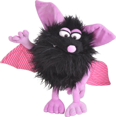 Marionnettes vivantes – marionnette bammel, 34 cm | monstre à emporter avec bouche mobile | y compris sac en papier | à partir de 3 ans