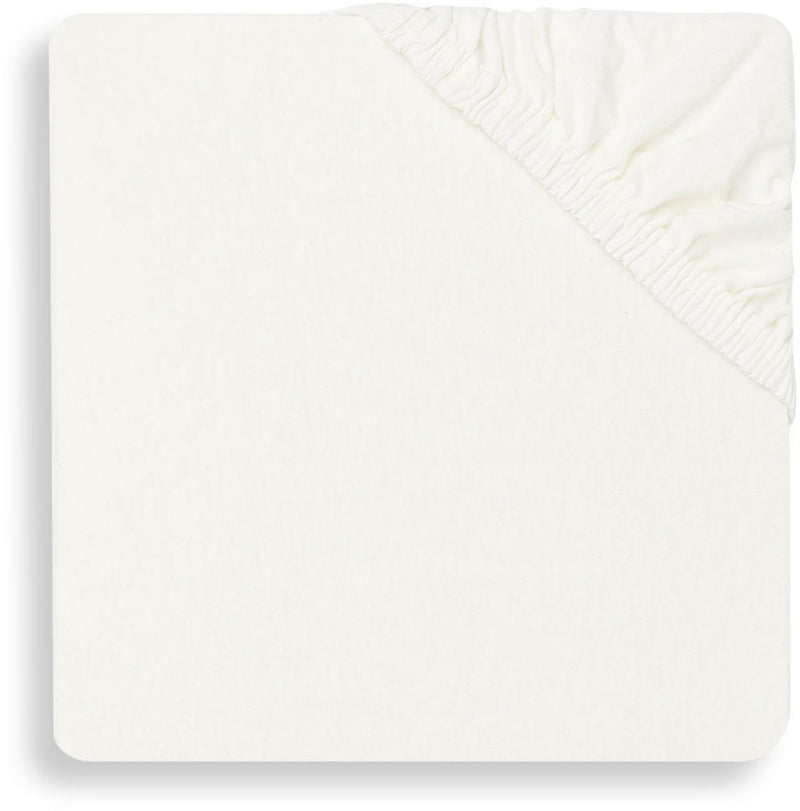 Jollein - coffret drap-housse bébé jersey (ivoire) - coton - coffret drap-housse - 75x95cm