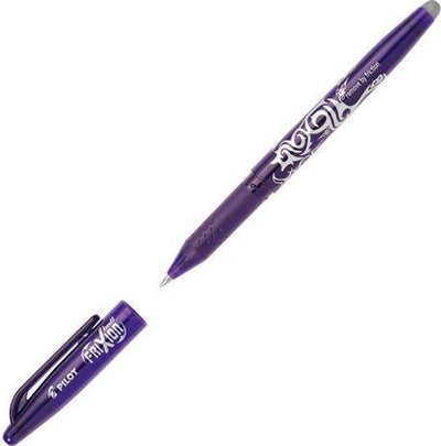 Stylo bille Pilot Frixion effaçable 0,7 mm - boîte de 12 - violet