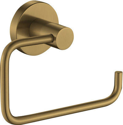Porte-rouleau papier toilette Plieger vigo – porte-rouleau papier toilette sans rabat – avec vis – garantie 10 ans – or brossé
