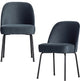 Chaises de salle à manger Woood vogue - tissu velours - sarcelle - lot de 2