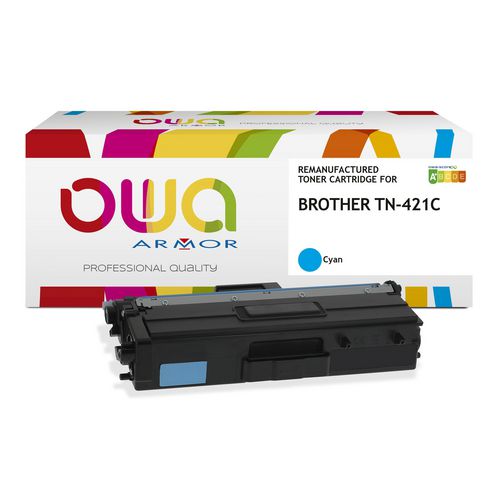 Cartouche de Toner owa tn-421c bleu 1800p