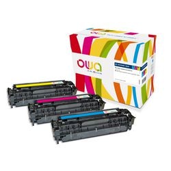 Cartouche de toner owa cf 370 am multicolore 2600p, 2600p, 2600p