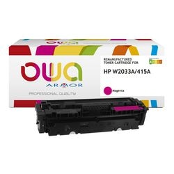 Cartouche de toner owa w2033a rouge 2100p