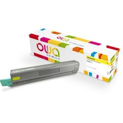 Cartouche de toner owa c925h2yg jaune 7500p