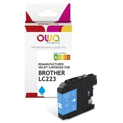 Cartouche d'encre owa lc223 bleue