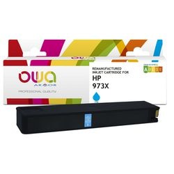 Cartouche d'encre owa 973x bleue