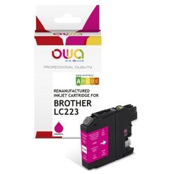 Cartouche d'encre owa lc223 rouge