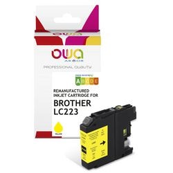 Cartouche d'encre owa lc223 jaune