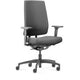 Chaise de bureau dauphin effectivement inclinaison synchro 2d accoudoir noir 150 kg id 7046_slp
