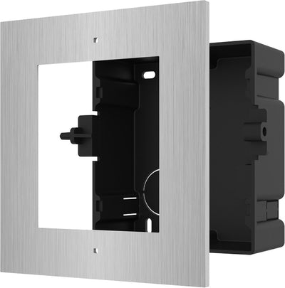 Hikvision ds-kd-acf1 s interphone vidéo ip poste extérieur boîtier simple encastré acier inoxydable