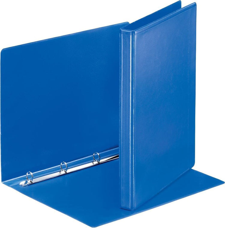 Classeur à anneaux A4 Esselte essentials panorama - largeur de dos de 30 mm - capacité de 140 feuilles - bleu