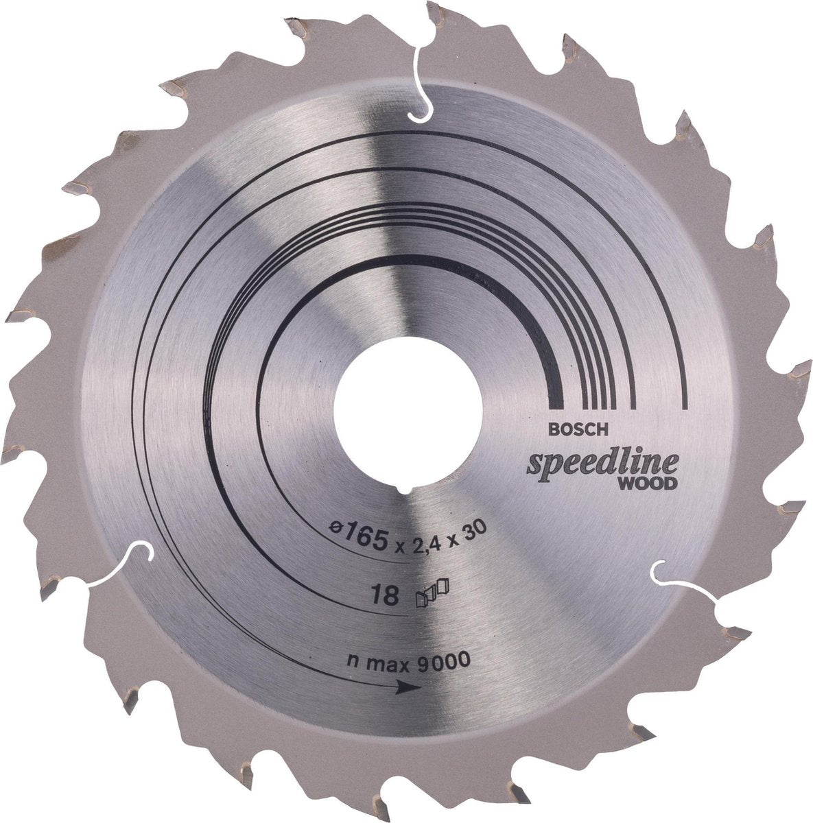 Bosch cirkzb vitesse 165x30 20x2,4 18t fz wz