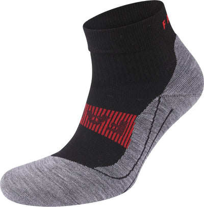 Falke ru4 cool chaussettes de course courtes en matériau fonctionnel anti-ampoules hommes noir - taille 46-48