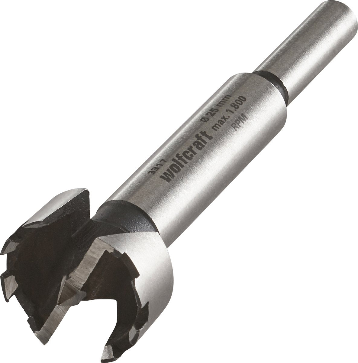 Wolfcraft - foret à charnière 25 mm - foret forstner - foret cylindrique à bois - 3317000