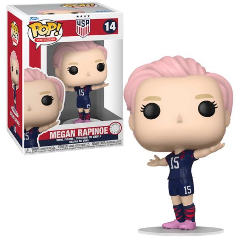 Funko-pop ! légendes sportives : États-Unis - Megan Rapinoe #14