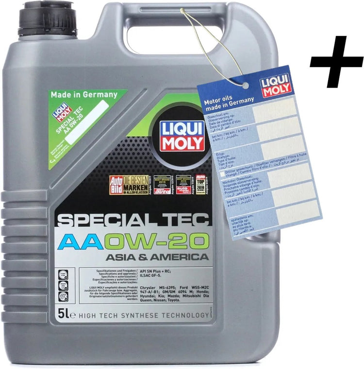 Liqui moly 5l lm 6739 spécial tec aa 0w-20 asie amérique