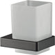 Plieger altea porte-verre - porte-gobelet salle de bain - montage mural - noir mat