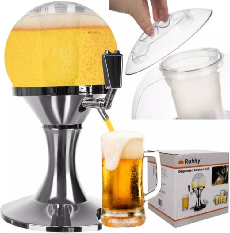 Distributeur de boissons Ruhhy de 3,5 litres : parfait pour les fêtes et les rassemblements