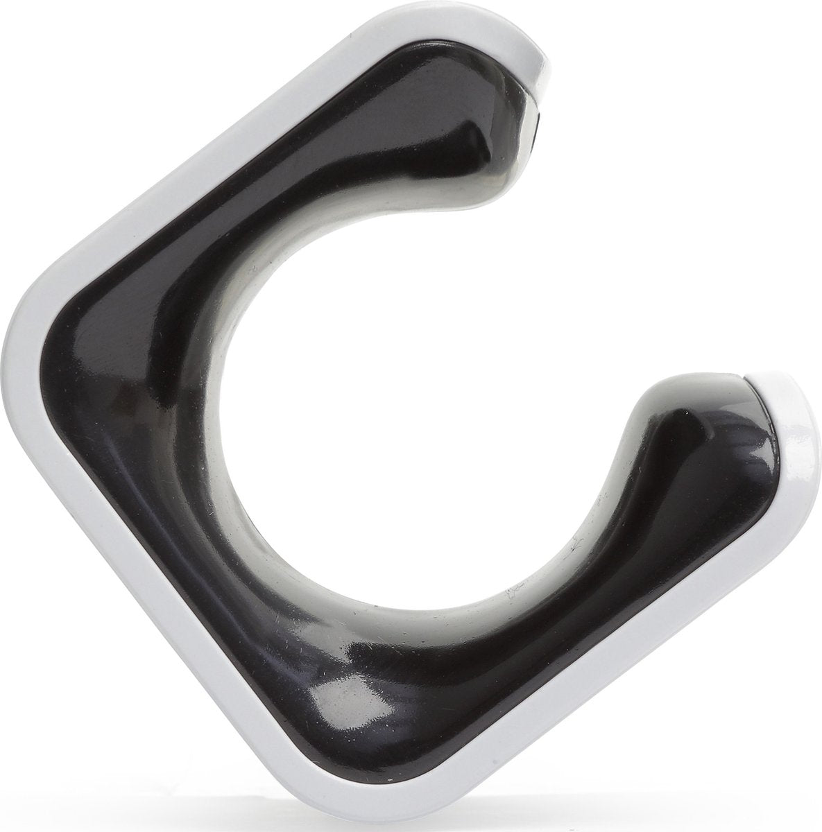 Clip de vélo roadie Clug pour le mur - blanc noir