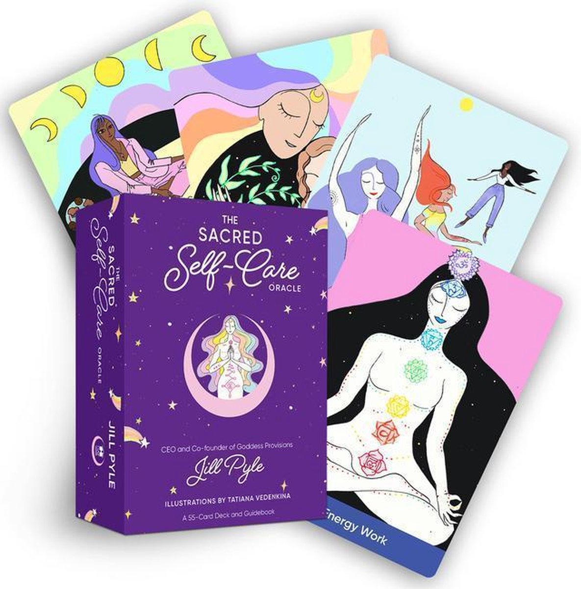 L'oracle sacré des soins personnels : un jeu de 55 cartes et un guide