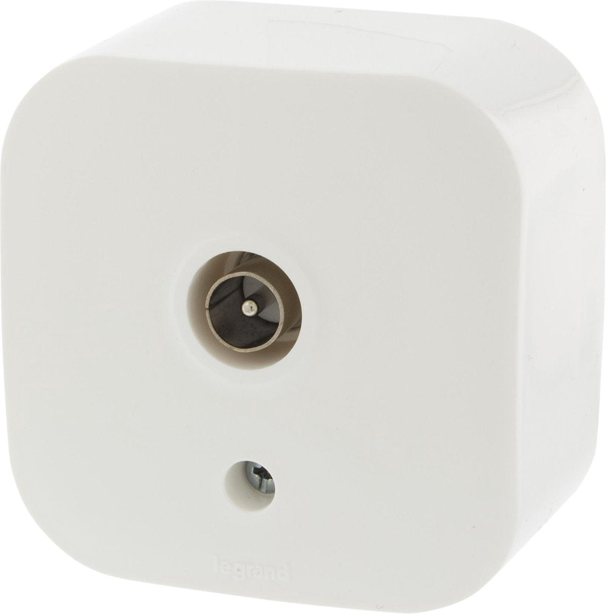 Prise TV en saillie Legrand forix - rj11 - blanc