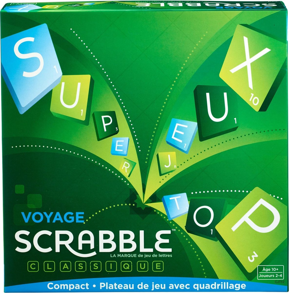 Mattel Scrabble Travel Travel Edition (français)