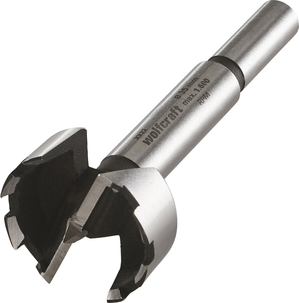 Wolfcraft - foret Forstner - foret cylindrique à bois ø 35 mm - foret à charnière - 3322000