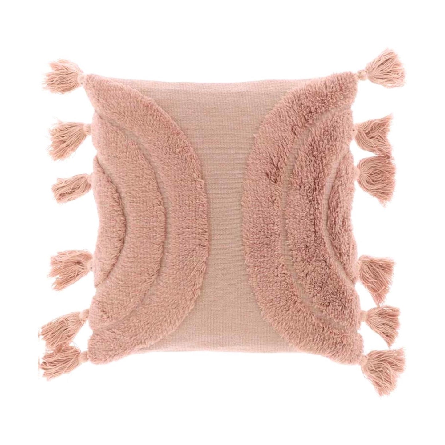 Unique coussin vivant brody rose 45x45cm