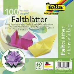 Papier coloré folia 8915, assortiment de couleurs de papier