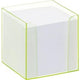 Porte-notes autocollant folia 9907 blanc
