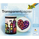 Papier kraft folia 800, assortiment de couleurs de papier transparent