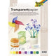 Papier kraft folia 87409, assortiment de couleurs de papier transparent