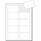 Cartes de visite sigel 3c 85x55mm blanc brillant