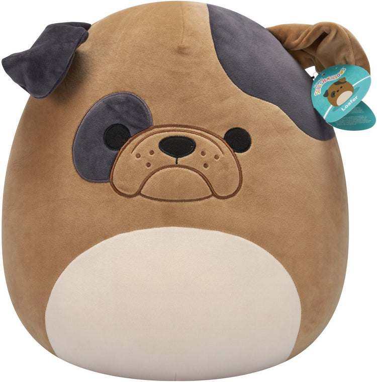 Peluche peluche Jazwares squishmallows - mocassin le bouledogue - 40cm