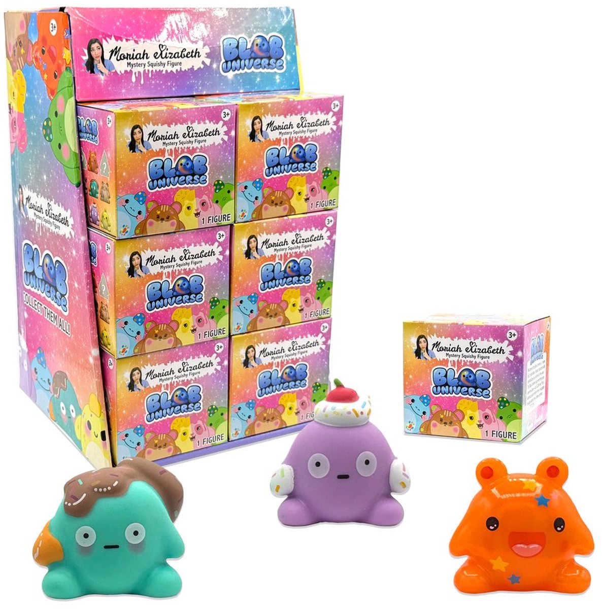 Moriah Elizabeth - figurines squishy mystères - univers blob