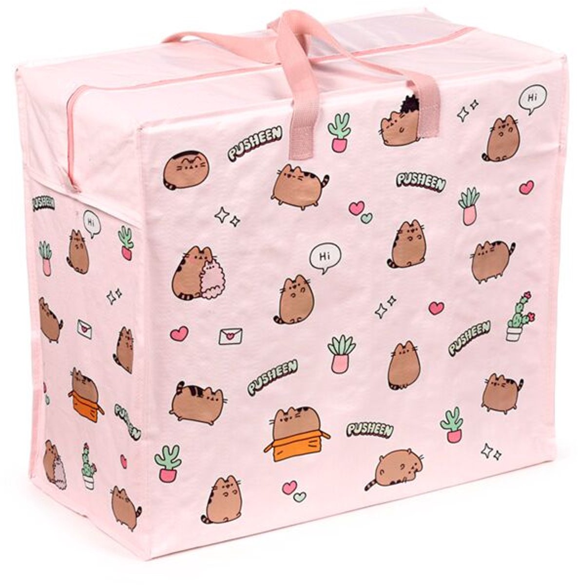 Pusheen de kat planten - waszak opbergtas avec rits