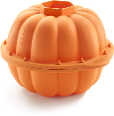 Moule à cake citrouille Lékué - silicone - orange