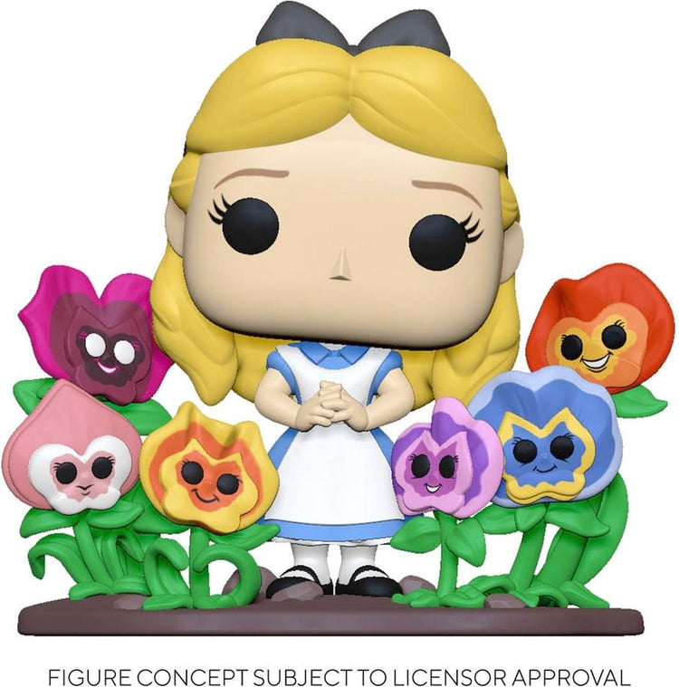 Disney Funko Alice au pays des merveilles figurine à collectionner pop ! Alice de luxe avec fleurs 10 cm multicolore