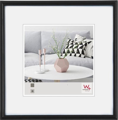 Walther Galeria - cadre en plastique - format photo 40x40 cm - noir