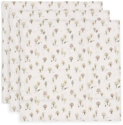 Jollein chiffon hydrophile petit – 70x70cm – parc minuscule – 3 pièces
