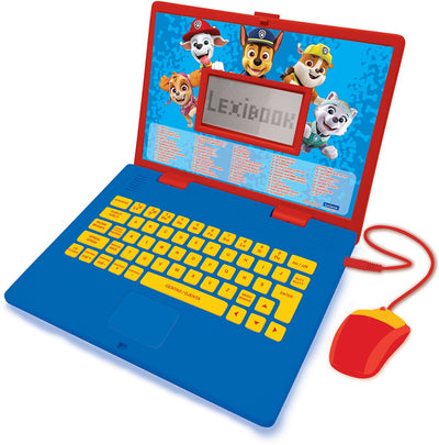 Lexibook Paw Patrol ordinateur portable éducatif bilingue - 124 activités en anglais polonais