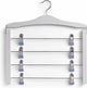 Zeller cintre en bois 4 niveaux bois blanc