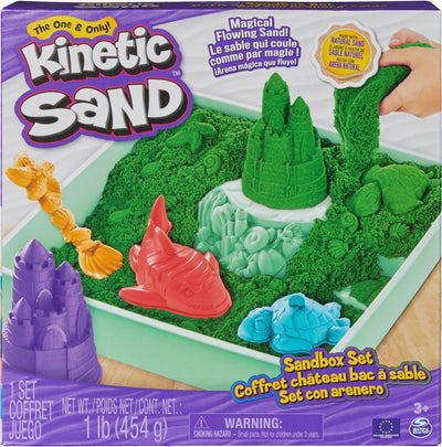 Boîte de sable de sable cinétique Spinmaster vert
